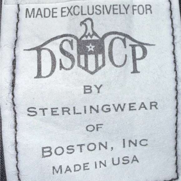 Military-grade DSCP by Sterling of Boston Black Trench Coat Sz 42R - Picture 6 of 7